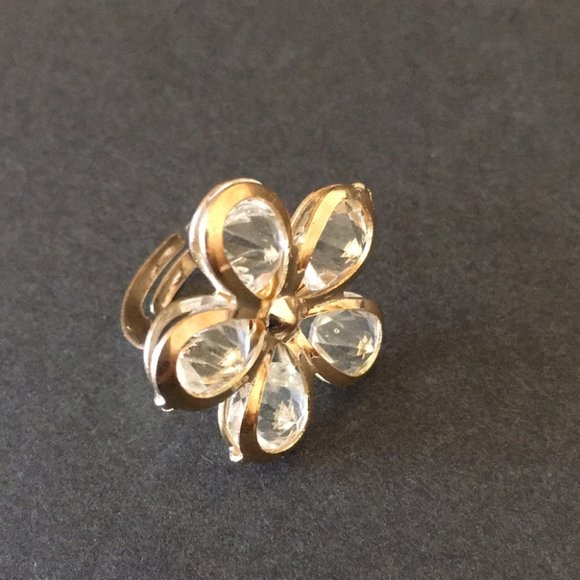 Set of 3 Rhinestone Fashion Rings - Picture 6 of 12